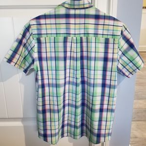 Boys Chaps M 10/12  button down short sleeve Easter